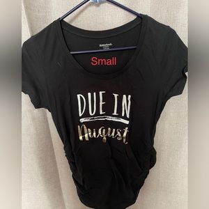 Due in August tee